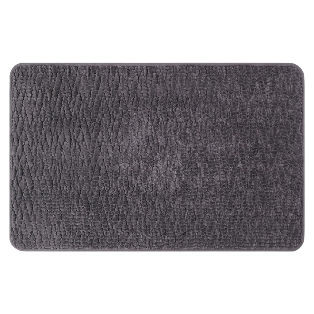 Rubber Backing Non Slip Quick Dry Bath Mat, Absorbent Bath Carpet Bath Rug