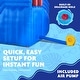 preview thumbnail 6 of 7, Sunny & Fun Double Dip Inflatable Water Slide Park