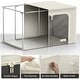 preview thumbnail 33 of 36, Storage Bins, Foldable Stackable Container Organizer Set with Large Window & Carry Handles
