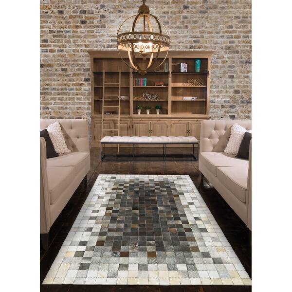 Grand Bazaar Zenna FlintStone(9' x 12')Modern & Contemporary Rug - 9' x ...