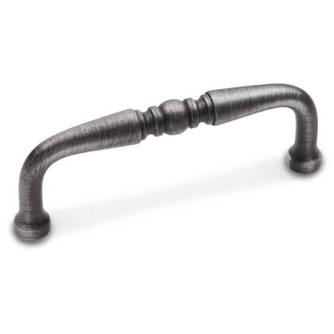 RK International CP 04 Barrel 3" Center to Center Solid Metal - Distressed Nickel