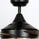 preview thumbnail 9 of 9, 52" Farmhouse 3-Light Wooden 4-Blade Ceiling Fan with Remote