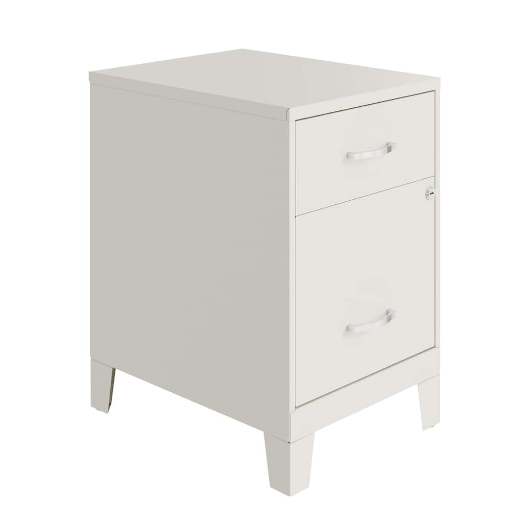 Space Solutions 18"D 2 Drawer Vertical File Cabinet with Accessory Drawer and Legs
