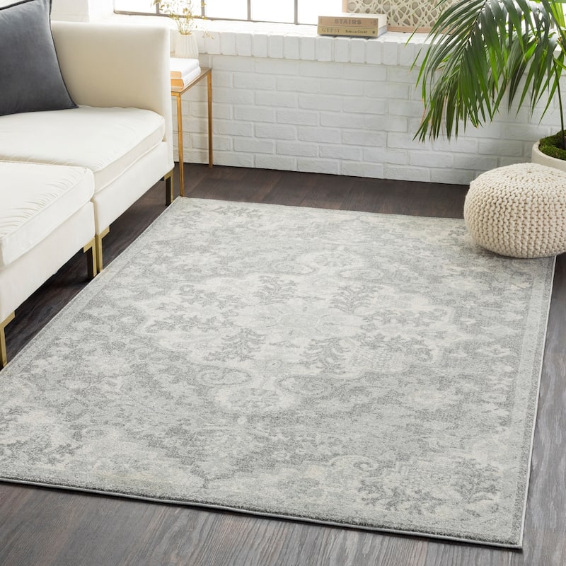 Artistic Weavers Caressa Vintage Boho Area Rug - 7'10" x 10'3" - Dark Grey
