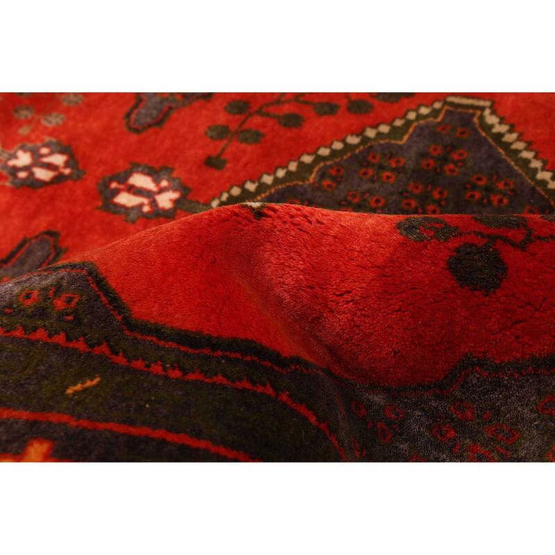 ECARPETGALLERY Hand-knotted Konya Anatolian Red Wool Rug - 3'7 x 12'8