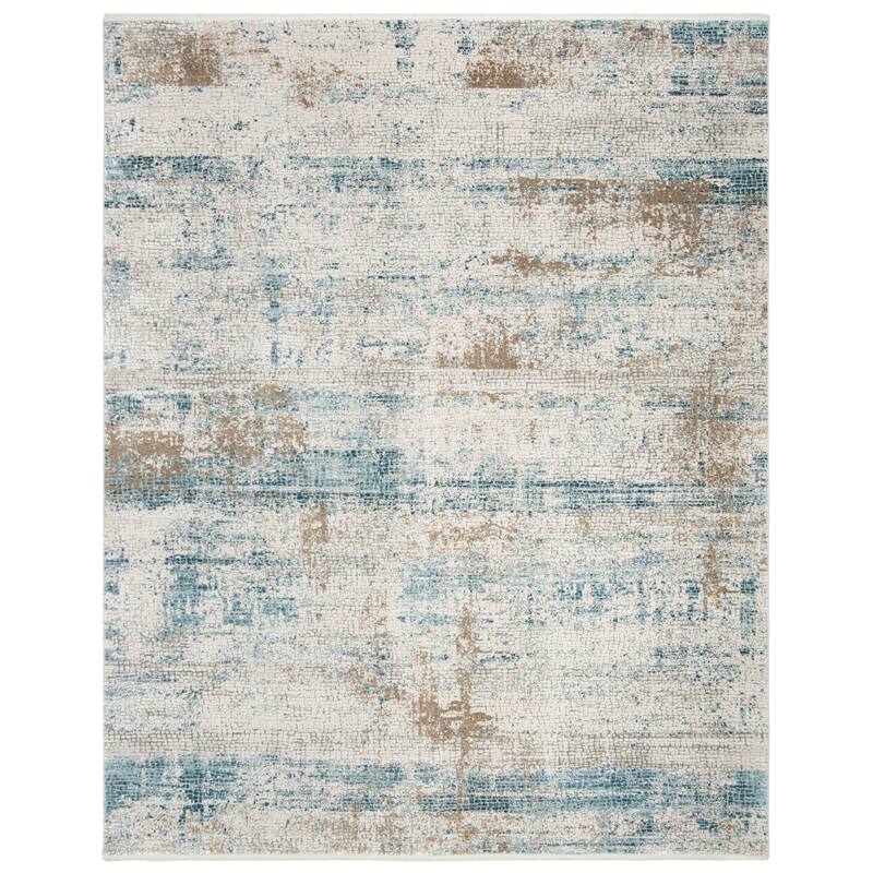 SAFAVIEH Eclipse Nilofar Vintage Boho Abstract Viscose Rug with