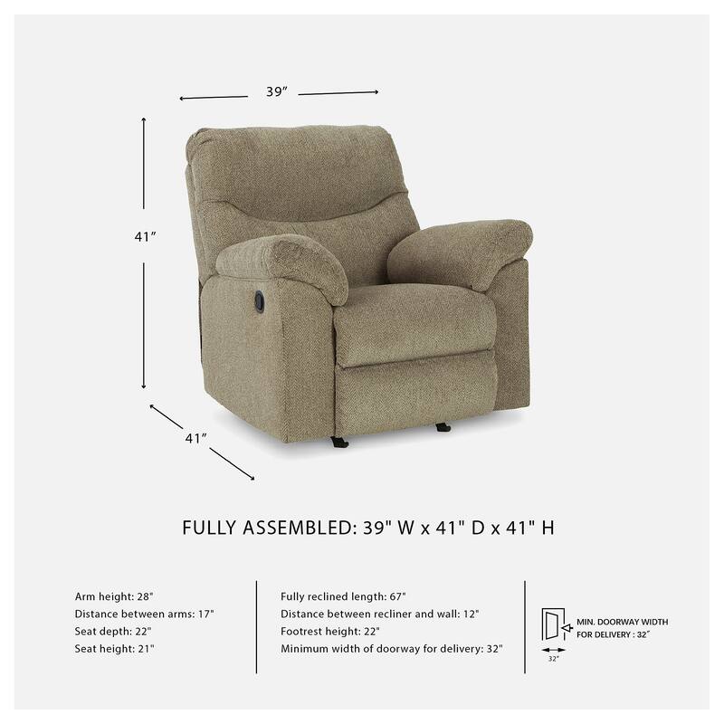 Signature Design by Ashley Alphons Rocker Recliner