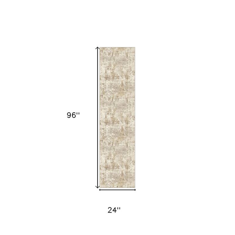 HomeRoots Abstract Modern Rectangle Area Rug