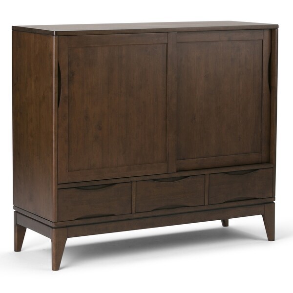 WYNDENHALL Pearson SOLID HARDWOOD 48 inch Wide Mid Century Modern