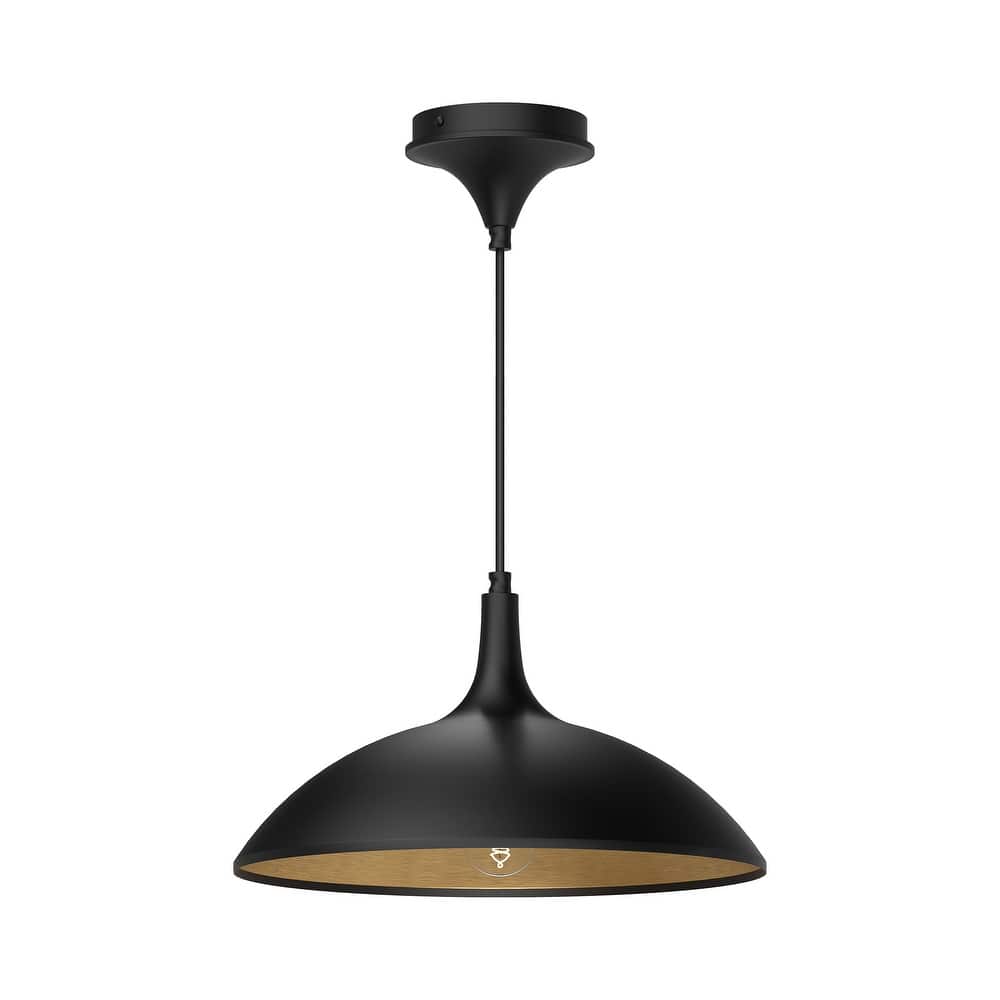 Alora Lighting PD627914 Abel 14" Wide Pendant with Aluminum Shade