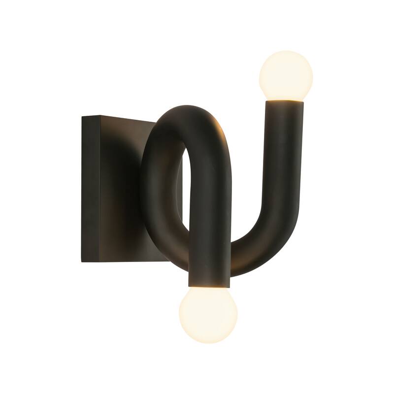 Alora Lighting WV420206 Sadie 2 Light 6" Tall Bathroom Sconce