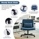 preview thumbnail 8 of 7, Ergonomic Linen Office Chair with Armrests, Adjustable Height, Tilt & 360° Swivel, Lumbar Pillow, Wheels