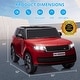 preview thumbnail 6 of 5, Ride On Car Licensed Land Rover w/Remote Control Dark Red - Dark Red