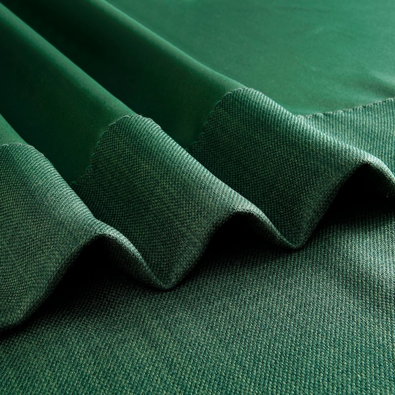 Exclusive Fabrics Faux Linen Room Darkening Curtain (1 Panel)