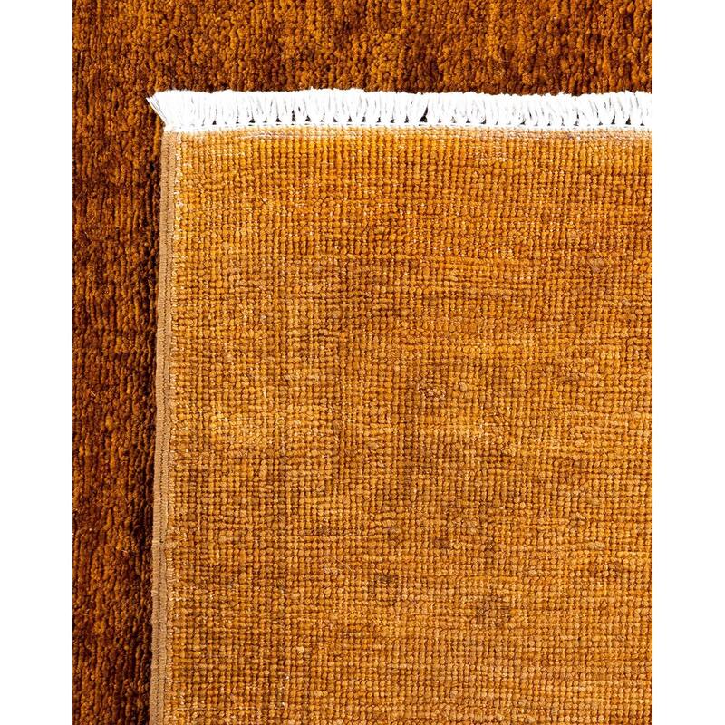 Contemporary Overdyed Wool Hand Knotted Area Rug - 6' 0" x 8' 8"