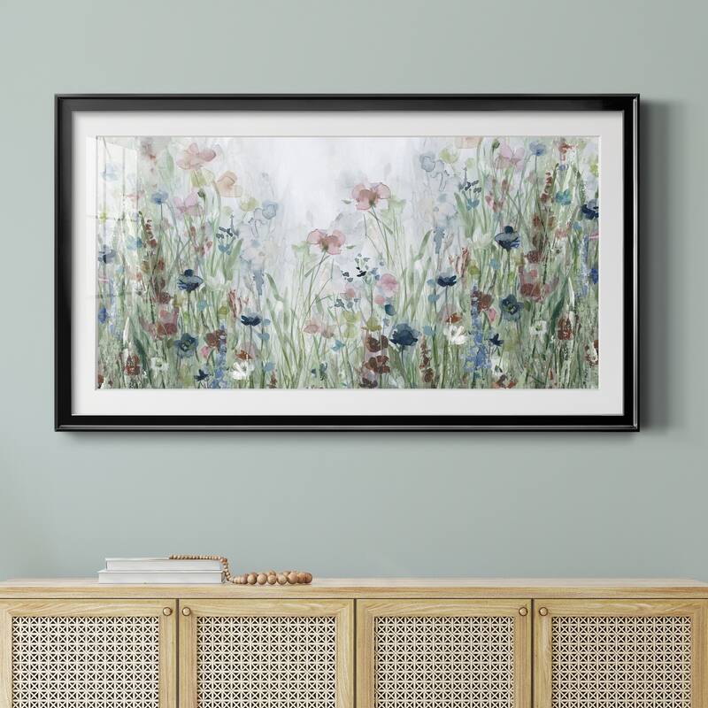 Wildflower Fields- Premium Gallery Framed Print - Ready to Hang