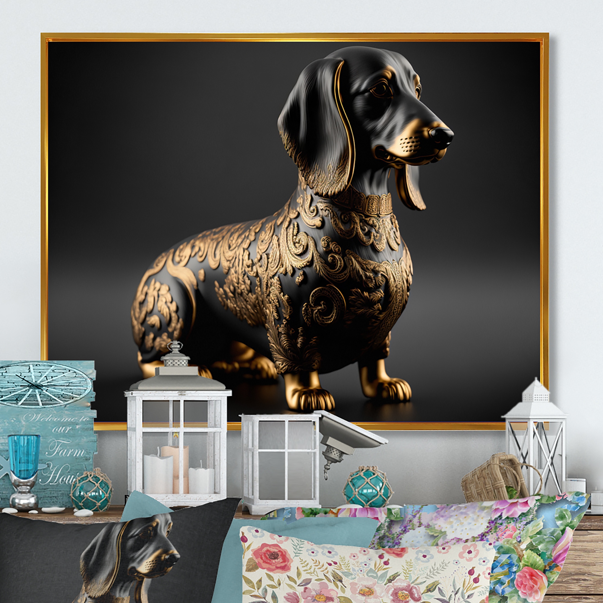 Dachshund hot sale wall stickers