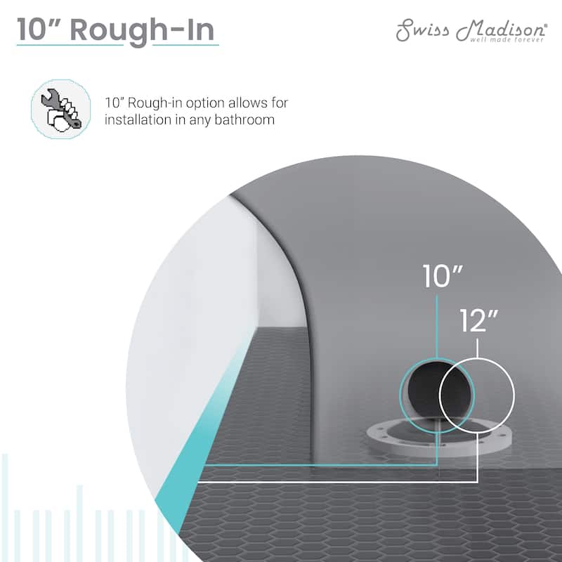 Sublime II Compact 24 Length One Piece Toilet Dual Flush 1.1/1.6 with 10" Rough-in
