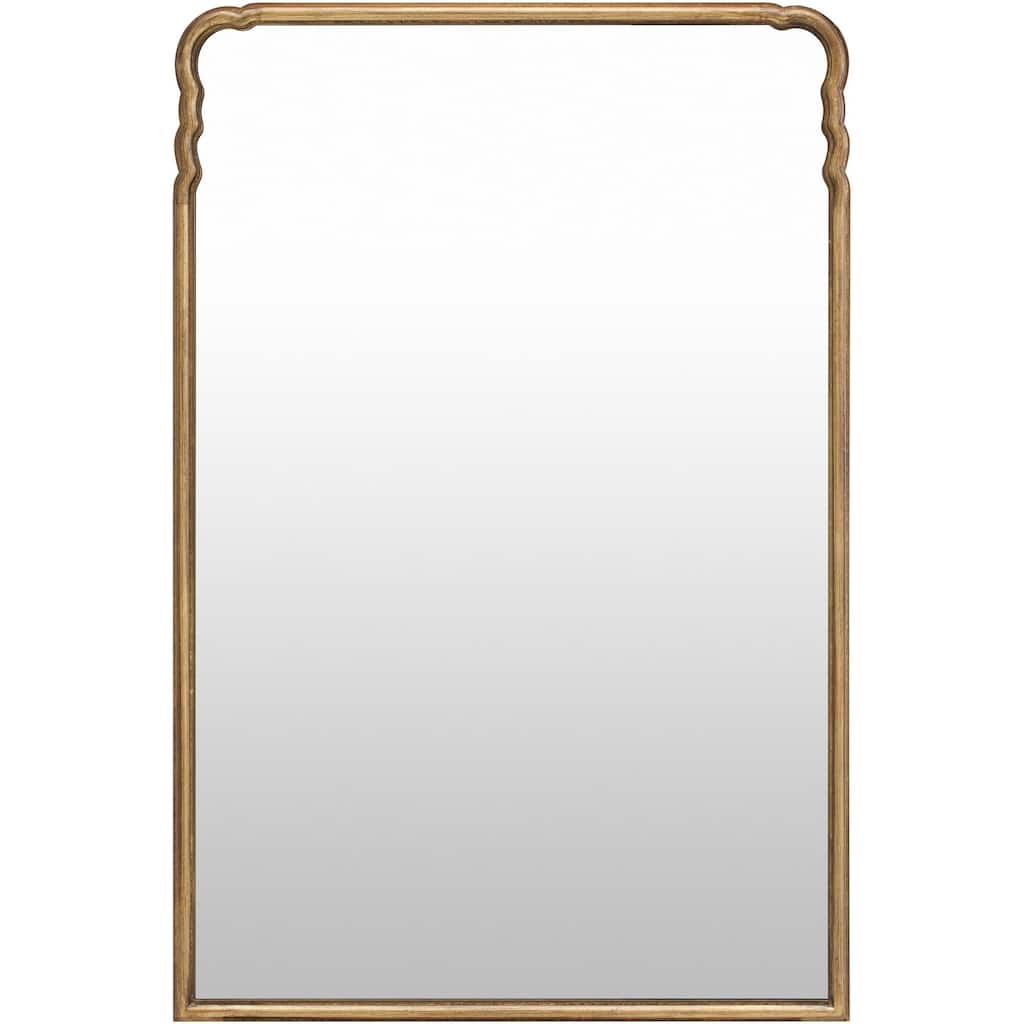 Livabliss x Galey Alix Grey Traditional Accent Mirror - 36"H x 24"W x 1"D