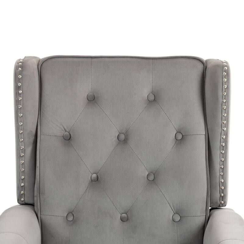 Mid Century Nailhead Decorative Armchair