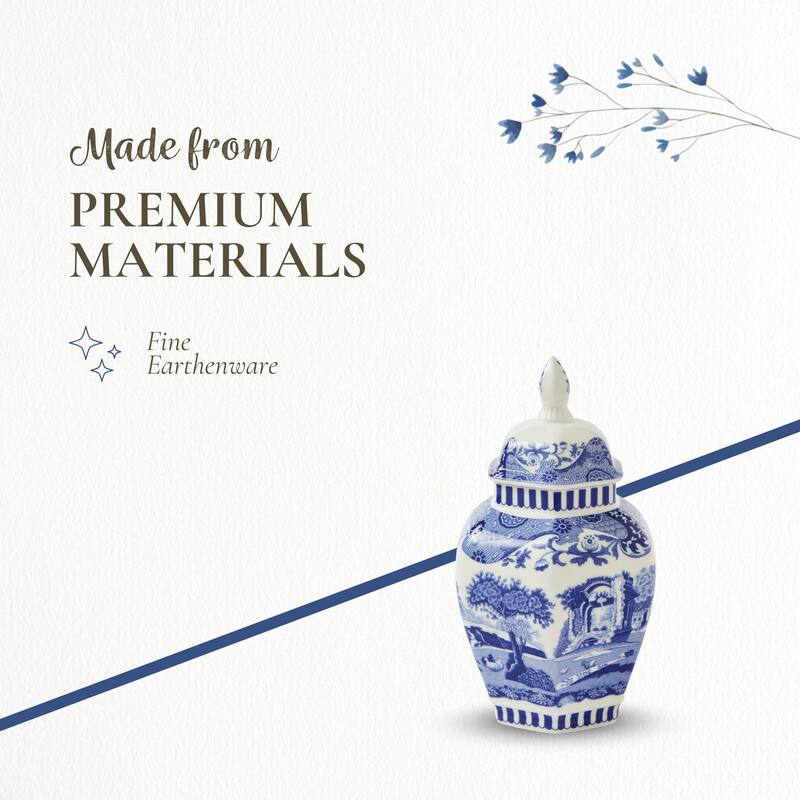 Spode Blue Italian Vase