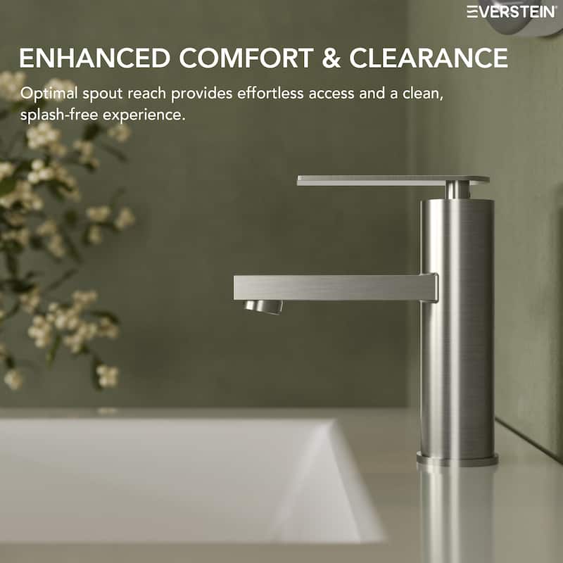 Single Lever Handle Bathroom Sink Faucet Single Hole Basin Faucet