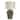 Patina Cotta - Rustic Cement Table Lamp - Aged Brown Finish - Heathered Oatmeal Shade