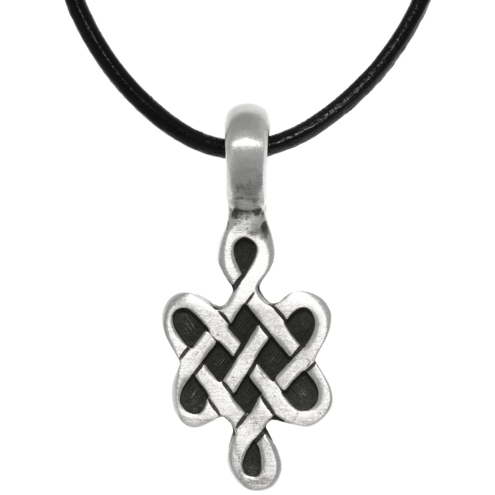 Pewter Celtic Love Knot Symbol Pendant 
