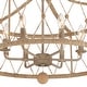 preview thumbnail 6 of 7, Crystorama Lighting Group BRX-B7906 Brixton 6 Light 24" Wide Wrought