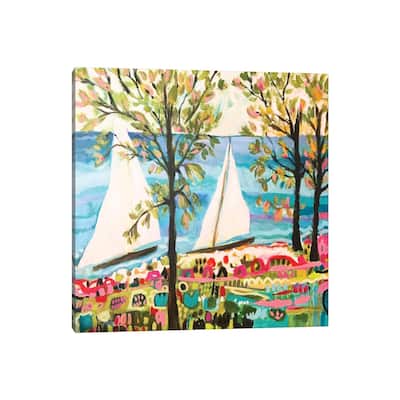 iCanvas "Nautical Whimsy IV" by Karen Fields Canvas Print