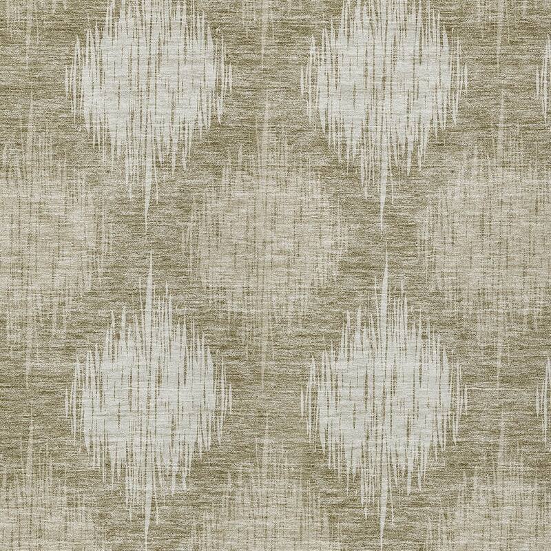 HomeRoots Ikat Transitional Rectangle Outdoor Rug