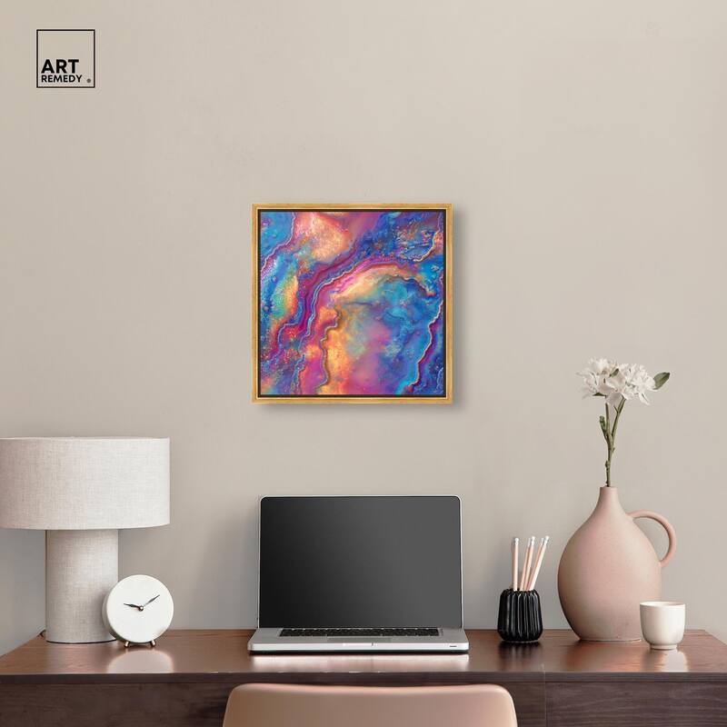 Glittering Spectrum II Canvas by Art Remedy