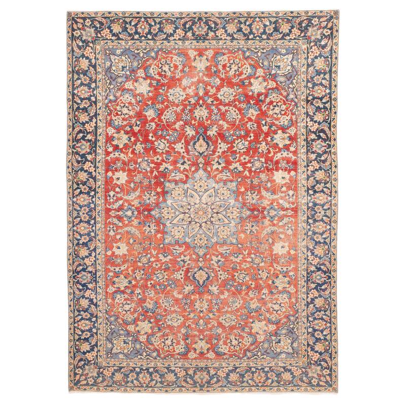 ECARPETGALLERY Hand-knotted Antalya Vintage Red Wool Rug - 8'4 x 11'10