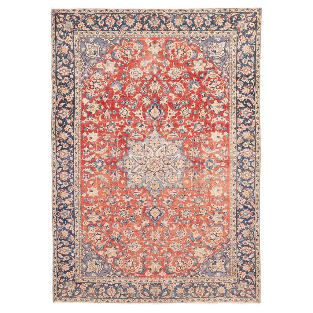 ECARPETGALLERY Hand-knotted Antalya Vintage Red Wool Rug - 8'4 x 11'10