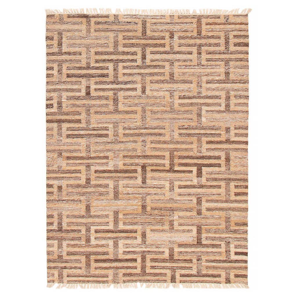 Ankara FW Tan Kilim 5'6" x 7'6" - 5'6 x 7'6