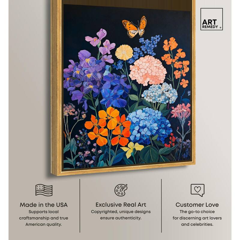 Twilight Blossoms I Canvas by Art Remedy