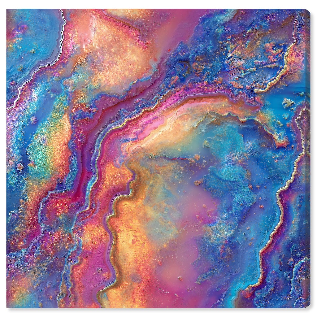 Glittering Spectrum II Canvas by Art Remedy, Gallery Wrapped