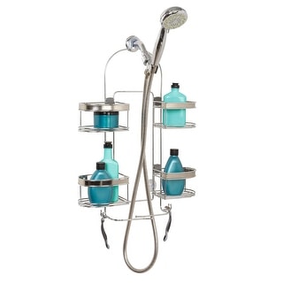 Hanging Shower Caddy, Over the Shower Head Bathroom Storage, Stainless ...