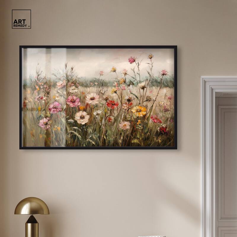 Vintage Blooms I Shadowbox by Art Remedy