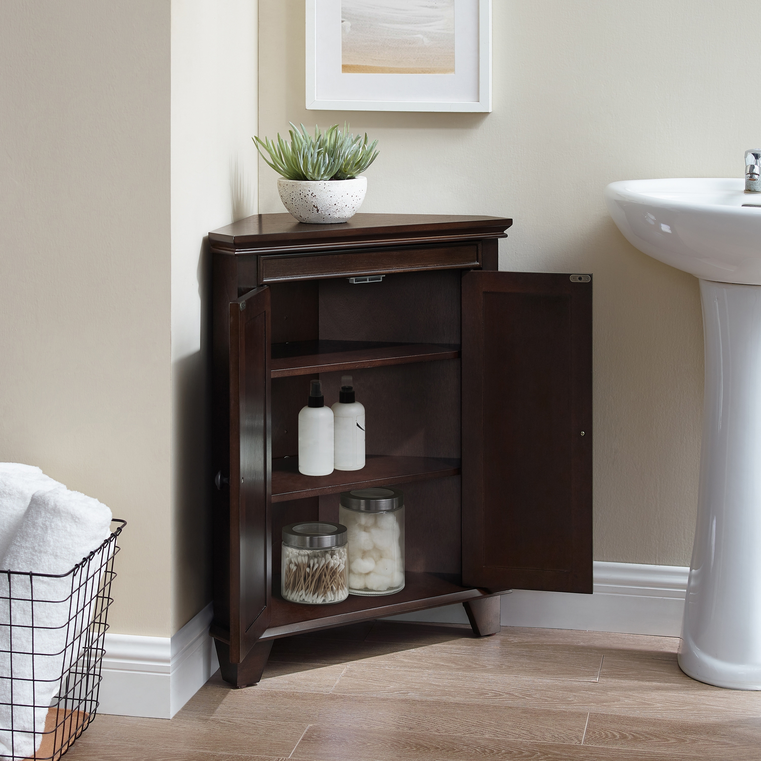 Crosley lydia online corner cabinet