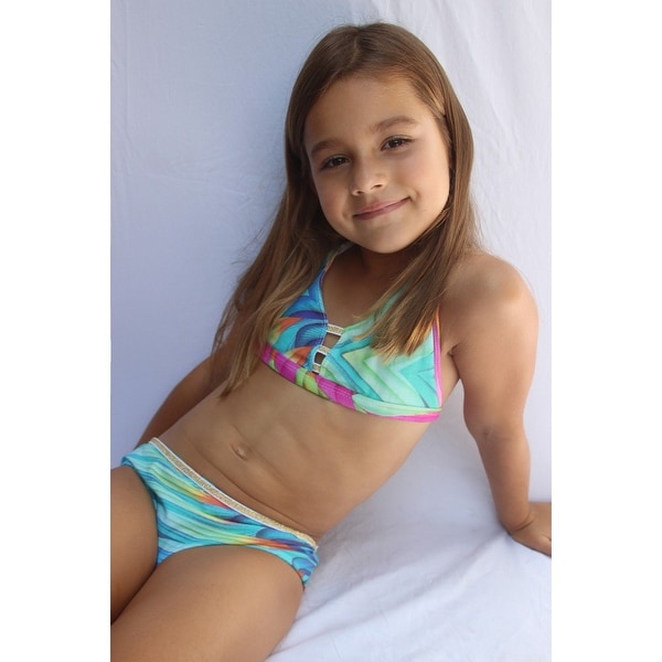 little girl two piece swimsuit