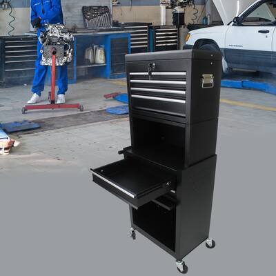 High Capacity Rolling Tool Chest with Wheels and 6 Drawers