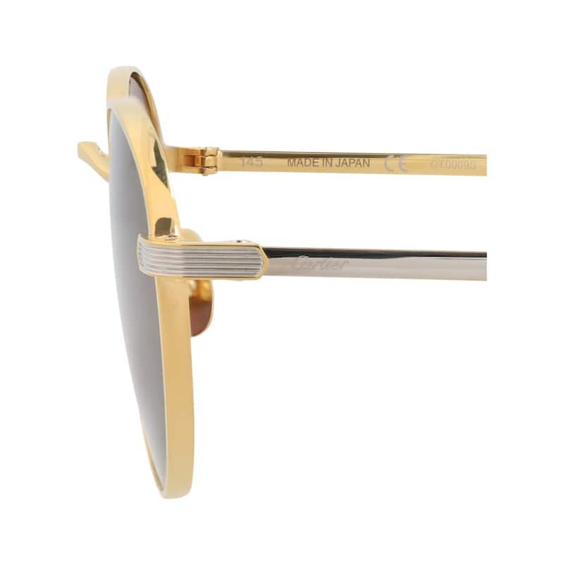 Cartier Round-Frame Titanium Sunglasses
