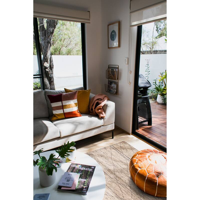 ECARPETGALLERY Hand-knotted Tangier Light Grey Wool Rug - 6'2 x 9'0