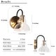 preview thumbnail 15 of 36, Modern 1/2/3/4 Lights Black Gold Bathroom Vanity Light Fixture Farmhouse Wall Sconce Light for Bathroom