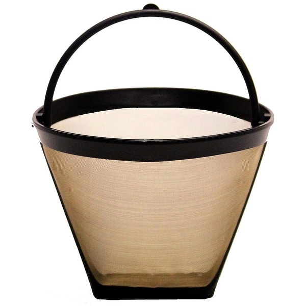 NRP Standard #4 Nylon Permanent Coffee Filter Universal fit Cuisinart Coffeemakers Oster Krups /& MORE Brands