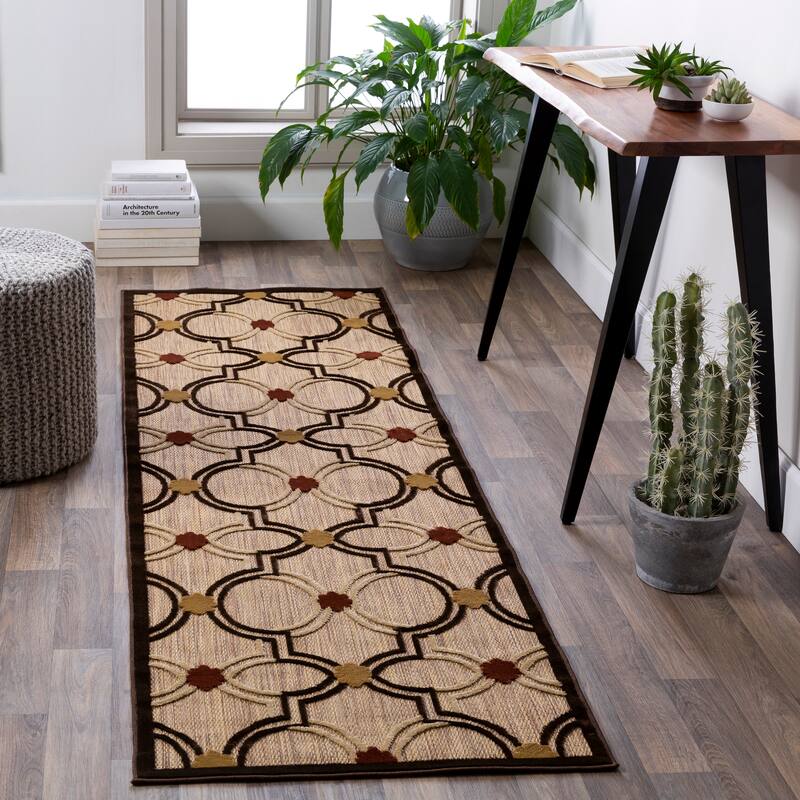 Jewel Geometric Indoor/ Outdoor Area Rug