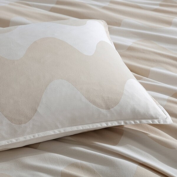 Marimekko Lokki Beige Cotton Duvet Cover Set - Bed Bath & Beyond