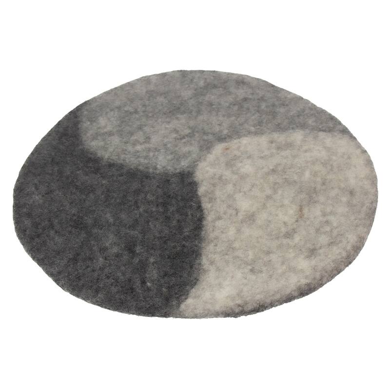 Handmade Felt Paisley Charger, Trivet & Coaster Gift Set
