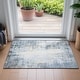preview thumbnail 57 of 84, Machine Washable Indoor/Outdoor Abstract Solid Chantille Rug
